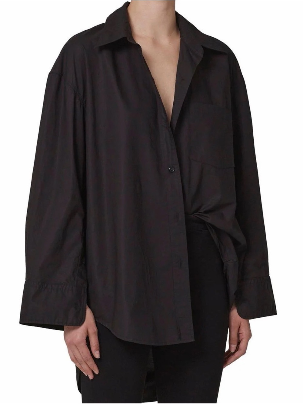 Citizens of Humanity Oversized Poplin Button Down Shirt